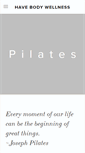 Mobile Screenshot of havebodywellness.com